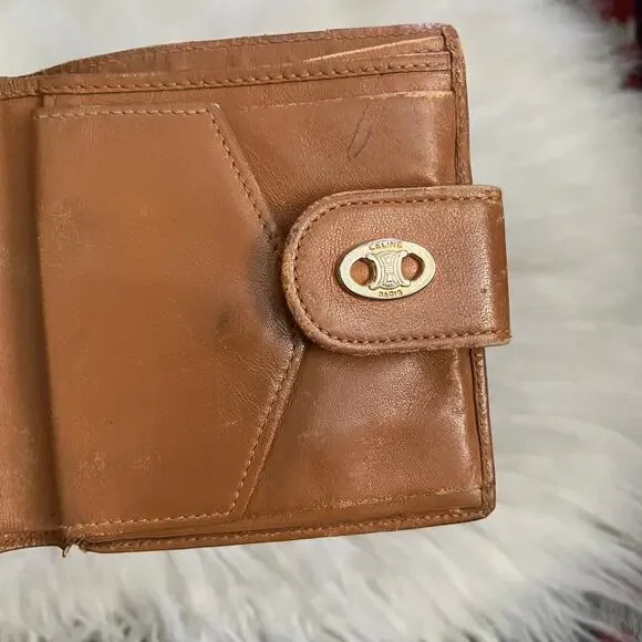Céline Brown Compact Monogram Macadam Bifold Wallet - Picture 8 of 11